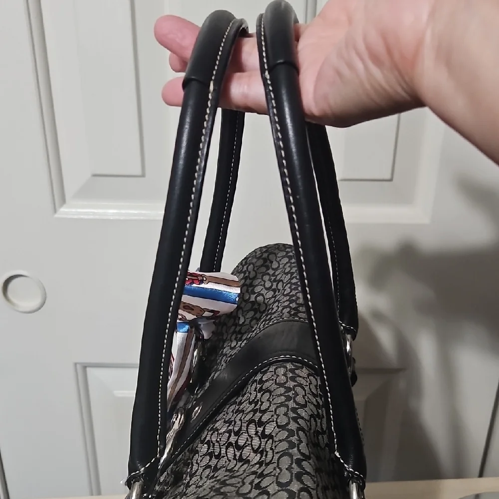 Coach satchel signature
